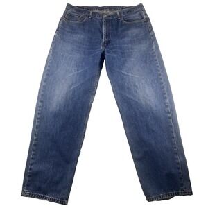 Levis Jeans Mens 40‎ X 32 Blue 550 Relaxed Tapered American Cowboy Ranch Y2K
